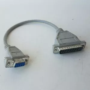 9-Pin Female Serial To 25-Pin Male Serial Adapter Cable - Picture 1 of 5