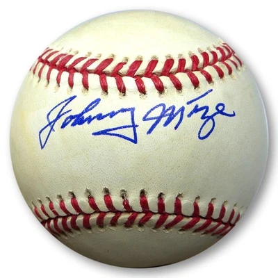 Johnny Mize Signed Autographed NL Baseball Cardinals Giants JSA AV38459 - Image 1 of 2
