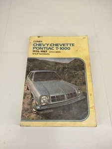 Chevy Chevette Pontiac T-1000 Clymer 1976 a 1987 manual gasolina y diésel A290 - Imagen 1 de 8