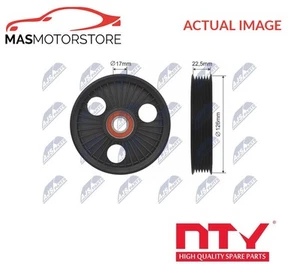 V-RIBBED BELT DEFLECTION PULLEY NTY RNK-RE-016 V FOR FIAT SCUDO 88KW,100KW - Picture 1 of 5