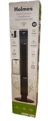 Ventilador de torre digital SmartConnect Wi-Fi de 40" Foto 1 de 4