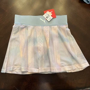 NWT Girls Puma Summer Daze Athletic Skirt (Pleated Front) Pastels Size M - Picture 1 of 10