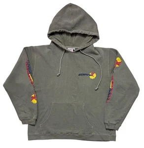 Vintage Damen ROXY Quiksilver grün Grunge Blumen Hoodie Sweatshirt Y2K Medium - Bild 1 von 3