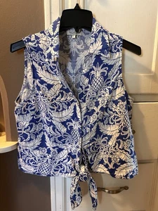 EIC / RACHEL ZOE 2-teiliges Hosenset Oberteil und Hose Leinenmischung / Large - Bild 1 von 7