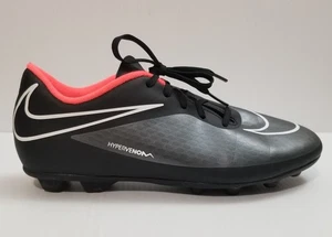 Nike HyperVenom Phatal FG Jugend Fußballschuhe 599073-016 schwarz grau Größe 6 Y GUC - Bild 1 von 13