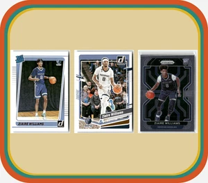 Lotto RC Ziaire Williams - 21-22 Prizm #313 + Donruss Rated Rookie #248 Grizzlies - Foto 1 di 6