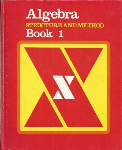 ALGEBRA: STRUCTURE AND METHOD (BOOK 1) - Hardcover - Image 1 of 1
