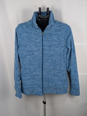 Womens Fleece Jacket Alpine Design Medium Blue Full Zip With Pockets Soft Warm  - Image 1 of 4