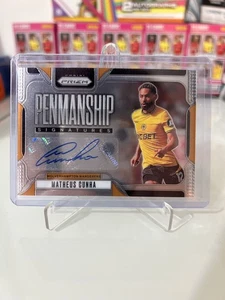 Panini Prizm 2024-25 Premier League Penmanship Matheus Cunha Wolves/Man Utd Auto - Bild 1 von 2