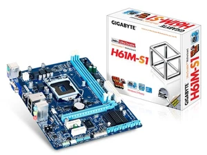 Mainboard GIGABYTE H61M-S1 - Bild 1 von 1