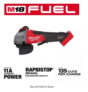 Milwaukee M18 FUEL 4-1/2" / 5" Grinder Paddle Switch, No-Lock 2880-20 ** NEW ** - Picture 1 of 4