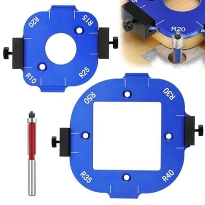 Abgerundete Eckpositionierungsschablone für Schrank mit mehreren Optionen von - Bild 1 von 4