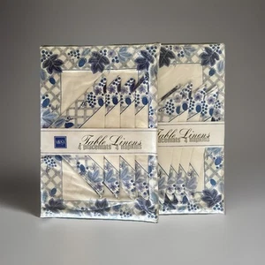 (8) MIKASA Berry Fling PLACEMATS + Matching (8) NAPKINS ~ Cotton ~ NWT In Cases - Picture 1 of 6