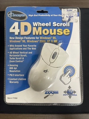 iConcepts 4D Five Button Computer Mouse 2003 Item #77352 - Image 1 of 4