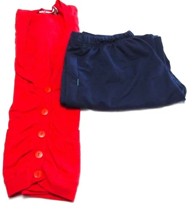 Suéter Scrub Bottoms Upward ScrubStar Enfermera Mujeres Mujer Rojo Azul Talla M Mediano Foto 1 de 4