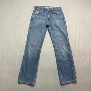 Wrangler Retro Jeans Boys 14 Blue Relaxed Boot Adjustable Waist Cowboy Denim - Picture 1 of 11