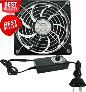 120mm Fan, Big Airflow 120mmx25mm, Variable Speed Controller, AC 100V-240V Cooli - Picture 1 of 12