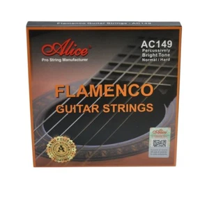 Alice Flamenco Gitarrensaiten Kristall Nylon versilbert harte Spannung AC149H - Bild 1 von 4