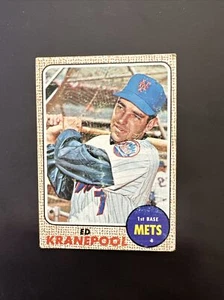 1968 Topps Baseball # 92 Ed Kranepool Mets - Picture 1 of 2