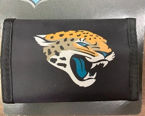 JACKSONVILLE JAGUARS OFFICIAL TEAM LOGO NYLON TRIFOLD WALLET RICO INDUSTRIES - Picture 1 of 1