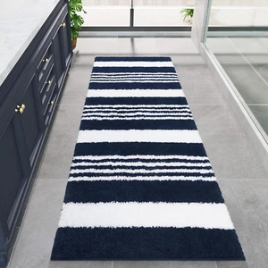 Long Bathroom Rugs Runner, 24" x 70" Large Bath Rug Non Slip Absorbent, Washable - Picture 1 of 7