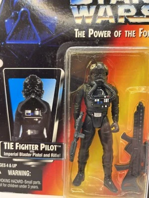 Figura de acción Hasbro Star Wars El poder de la fuerza TIE Fighter Pilot Foto 1 de 4