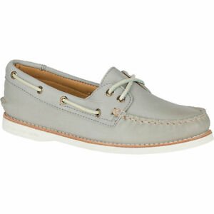 $160 NEW Womens 11 Sperry Gold Cup A/O Light Grey STS95562