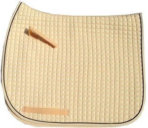 Elegant Cream  English Saddle Pad in 3 Sizes: Dressage | All-Purpose | Pony* - Picture 1 of 5