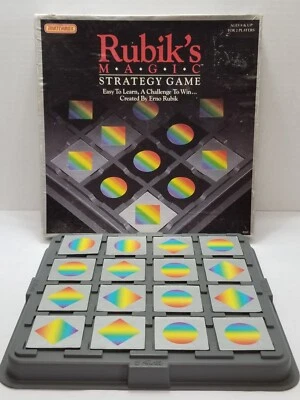 Vintage Rubik's Magic Strategy Game Strategy Puzzle Matchbook 1987 - Image 1 of 4