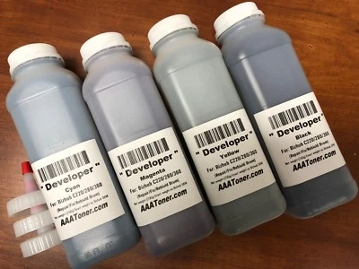 4 Color Developer Refill for Konica Minolta Bizhub C220, C280, C360 (Repair/FIX) - Image 1 of 4