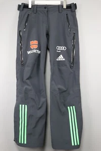 ADIDAS DSV Team Germany 2016 Gray Ski Snow Pants Womens Sz M - Picture 1 of 22