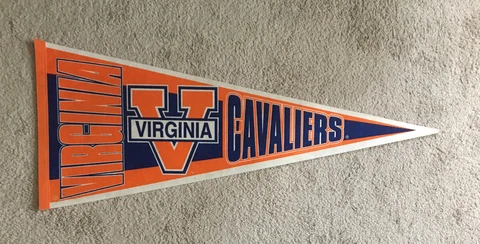 University of Virginia Cavaliers 12" X 30" College NCAA Pennant Flag Full Size Cover