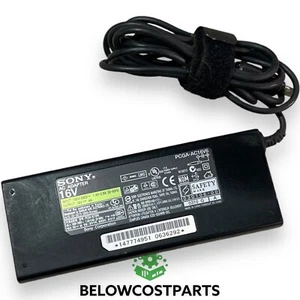 Sony PCGA-AC16V8 PCGA-AC16V6 Black Power Supply AC Adapter Charger - Picture 1 of 1
