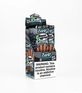 Double Platinum Wraps ZERO unflavored Pre-Priced 1.29 each (15 Pouches 60 Wraps) - Picture 1 of 2