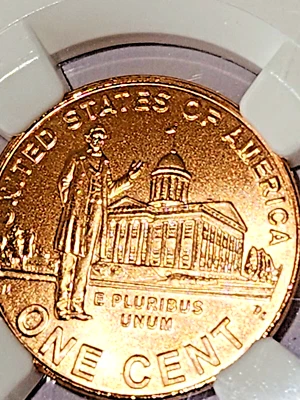 2009D Lincoln Cent SMS Bronze Professional Life NGC MS69 RD! - Image 1 of 4