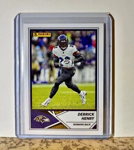 Derrick Henry 2024 Panini NFL #63 Sticker Card Baltimore Ravens - Picture 1 of 2