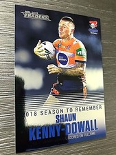 2019 NRL TRADERS '2018 SEASON TO REMEMBER' TRAD/CARD- SHAUN KENNY-DOWALL/KNIGHTS
