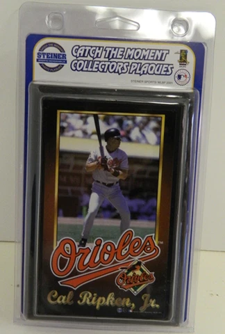 Baltimore Orioles Cal Ripken Jr Mini Plaque Steiner Cover