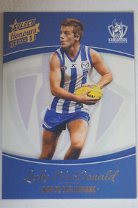 North Melbourne AFL Football Select Honours Series 1 Football Card Luke McDonald