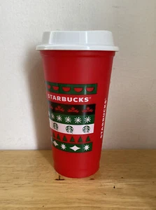 Starbucks Christmas Holiday rot wiederverwendbar Kunststoff Sammeltasse Gewinnspiel 16 oz - Bild 1 von 6