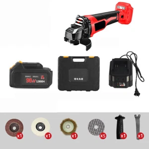 Cordless Angle grinder Brushless 3.0Ah Rechargable Grinding Cutting Machine Y - Picture 1 of 4