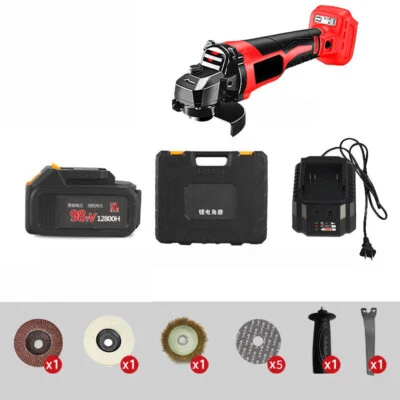 Cordless Angle grinder Brushless 3.0Ah Rechargable Grinding Cutting Machine Y - Image 1 of 4