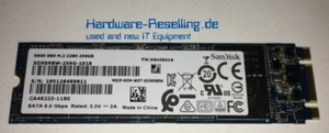 SanDisk 256GB X600 SDD M.2 2280 SATA 6G SD9SN8W-256G-1016 X6105016 - Bild 1 von 1