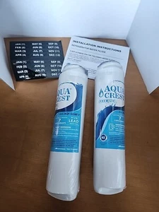 2 Pack of Aqua Crest Premium Refrigerator Filter Replacement AQF-GSWF-P Sealed - Picture 1 of 5
