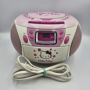Hello Kitty KT2028A Ghettoblaster Radio CD Kassettenabspielgerät Teile Reparatur KEIN CD Player - Bild 1 von 12