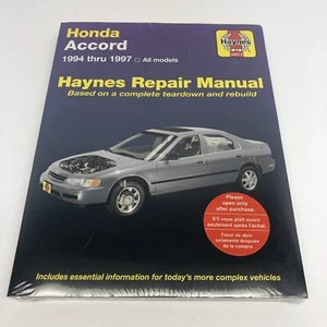 Honda Accord 1994 thru 1997 ALL Models Haynes Repair Manual 42013 READ - Picture 1 of 3