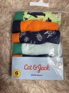 Boys Cat & Jack Boxer Briefs 6pr 4T - Picture 1 of 5