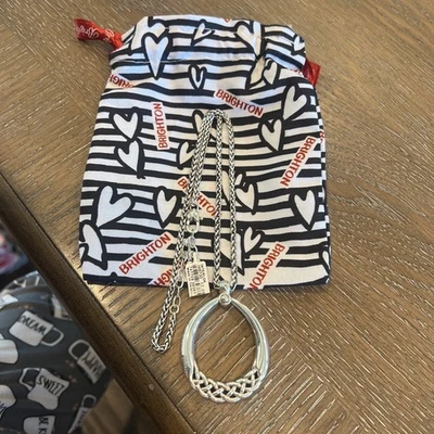 Collar Brighton Interlok Trenza Gota con Bolsa Venta al por menor $88 Foto 1 de 4