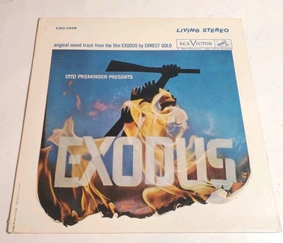 Exodus Film Soundtrack OST Vinyl LP LSO-1058 Living RCA Victor STEREO EX/VG  - Image 1 of 4
