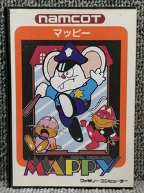 NAMCOT Famicom Soft Mappy Used